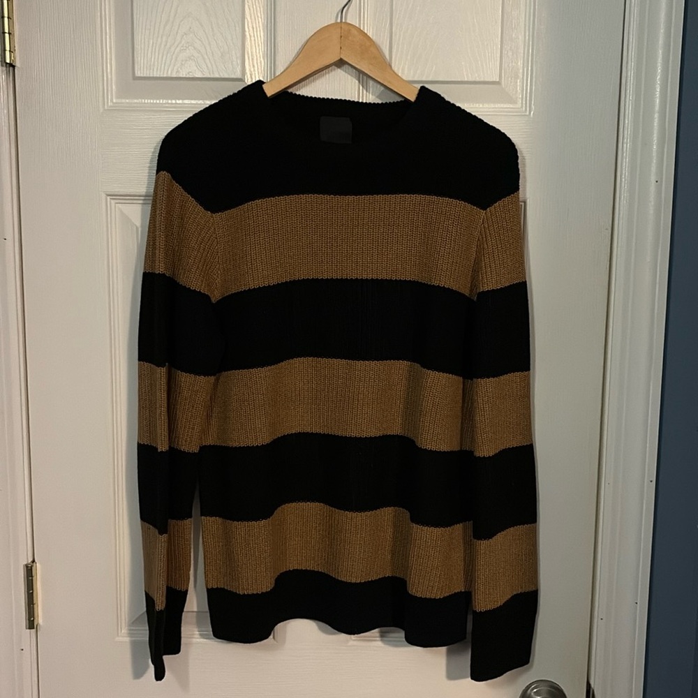 Brown and Black Stripped Sweater